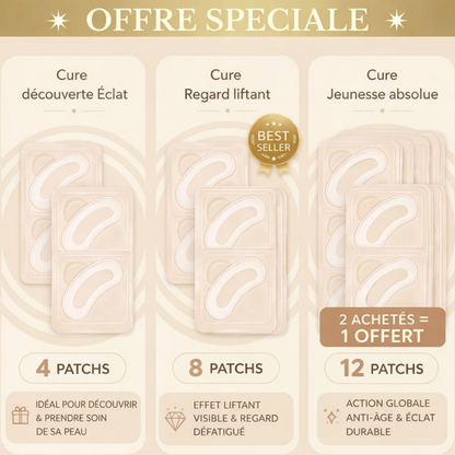 Patchs Micro-Aiguilles Anti-Âge, Cernes & Poches